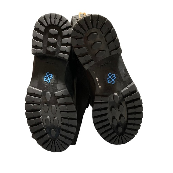 ROSS & SNOW Christina Ankle Boot Black Leather Shearling Lined Women’s Size 10 - Picture 12 of 12